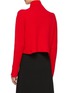 Back View - Click To Enlarge - CRUSH COLLECTION - Button cuff cashmere turtleneck sweater