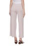 Back View - Click To Enlarge - CRUSH COLLECTION - Contrast waistband knit wide leg pants