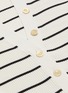  - CRUSH COLLECTION - Button placket stripe silk-cashmere cardigan