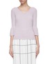 Main View - Click To Enlarge - CRUSH COLLECTION - Bell cuff rib knit top