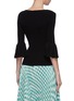 Back View - Click To Enlarge - CRUSH COLLECTION - Bell sleeve rib knit top