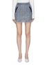 Main View - Click To Enlarge - CRUSH COLLECTION - Fringe hem tweed skirt