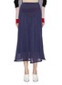 Main View - Click To Enlarge - PH5 - Metallic panelled pleated knit skirt