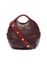 Main View - Click To Enlarge - A-ESQUE - 'Petal Pure' colourblock leather bag