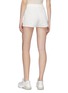 Back View - Click To Enlarge - XIAO LI - Textured cotton shorts