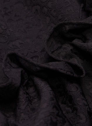 Detail View - Click To Enlarge - SHUSHU/TONG - Bow shoulder asymmetric tiered ruffle dress