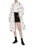 Figure View - Click To Enlarge - SHUSHU/TONG - Peter Pan collar floral embellished coat