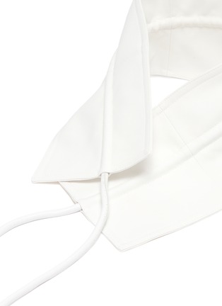 Detail View - Click To Enlarge - SANS TITRE - Bow corset leather belt