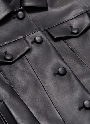  - SANS TITRE - Chest pocket leather jacket