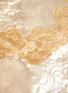 Detail View - Click To Enlarge - JANAVI - Chantilly lace trim cashmere cape