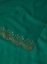 Detail View - Click To Enlarge - JANAVI - Strass scalloped border cashmere scarf