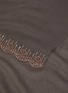 Detail View - Click To Enlarge - JANAVI - Strass scalloped border cashmere scarf