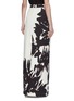 Back View - Click To Enlarge - DRIES VAN NOTEN - Abstract floral print twill maxi skirt