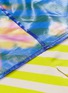 Detail View - Click To Enlarge - DRIES VAN NOTEN - Sheer floral print overlay stripe skirt