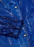  - DRIES VAN NOTEN - Drawstring hooded PVC coat
