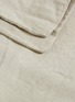 Detail View - Click To Enlarge - SOCIETY LIMONTA - Rem king size linen duvet cover – Griege