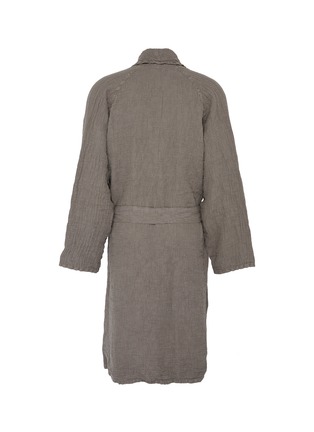 Back View - Click To Enlarge - SOCIETY LIMONTA - Lipe bathrobe – Fumo