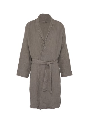 Main View - Click To Enlarge - SOCIETY LIMONTA - Lipe bathrobe – Fumo