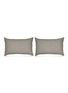 Main View - Click To Enlarge - SOCIETY LIMONTA - Nap Twin pillowcase set – Fumo
