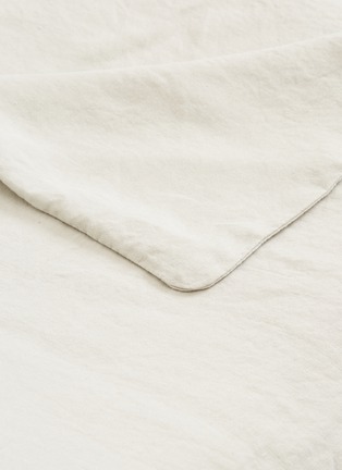 Detail View - Click To Enlarge - SOCIETY LIMONTA - Rem queen size linen duvet cover – Tisana