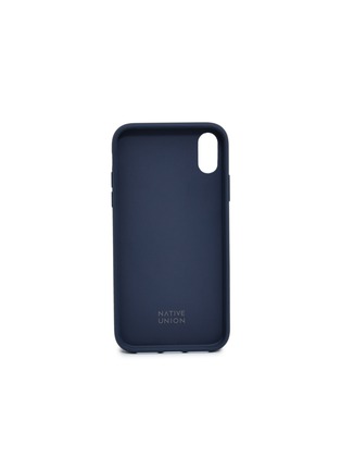 Figure View - Click To Enlarge - NATIVE UNION - CLIC Card leather iPhone XR case – Navy