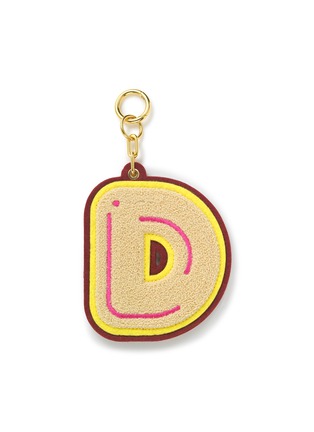 Main View - Click To Enlarge - CHAOS - Alphabet chenille luggage tag – D
