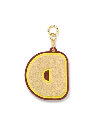  - CHAOS - Alphabet chenille luggage tag – D