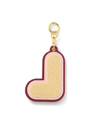  - CHAOS - Alphabet chenille luggage tag – L