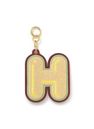 Main View - Click To Enlarge - CHAOS - Alphabet chenille luggage tag – H