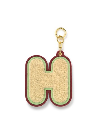  - CHAOS - Alphabet chenille luggage tag – H
