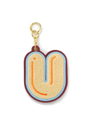Main View - Click To Enlarge - CHAOS - Alphabet chenille luggage tag – U