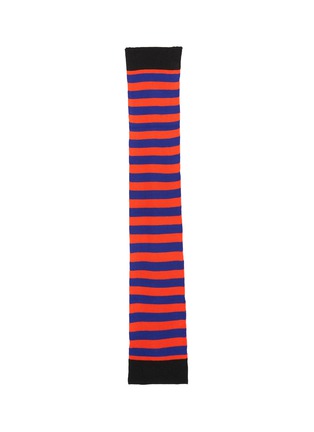 Detail View - Click To Enlarge - TOPMAN - Stripe rib knit scarf