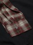  - GROUND ZERO - Tie front cutout sleeve patchwork sweatshirt
