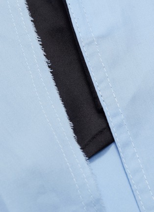  - GROUND ZERO - Camisole inlay cutout asymmetric shirt