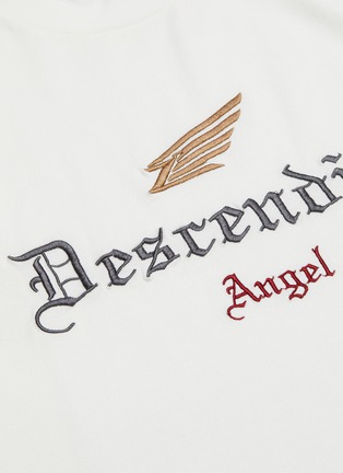  - GROUND ZERO - 'Descending Angel' slogan embroidered T-shirt