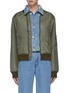Main View - Click To Enlarge - GROUND ZERO - Double placket patchwork bomber jacket