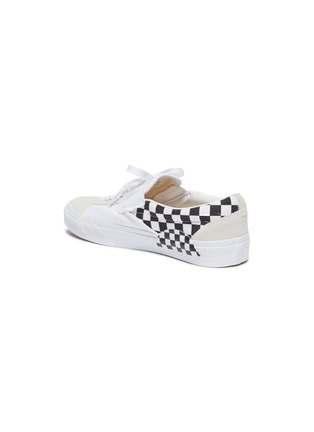  - VANS - 'Slip-on Cap' checkerboard patchwork canvas sneakers