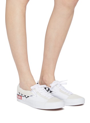 Figure View - Click To Enlarge - VANS - 'Slip-on Cap' checkerboard patchwork canvas sneakers
