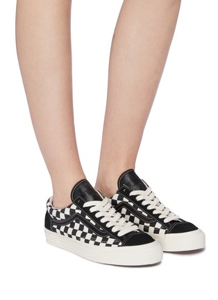 Figure View - Click To Enlarge - VANS - 'Style 36 LX' checkerboard canvas sneakers