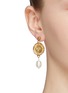 Figure View - Click To Enlarge - HOLLY RYAN - 'Picasso' face plate pearl drop earrings
