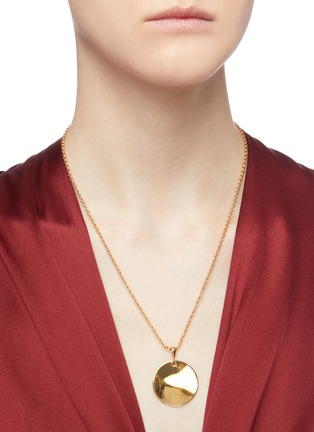 Figure View - Click To Enlarge - HOLLY RYAN - 'Wavee' coin pendant necklace