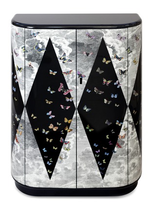 Main View - Click To Enlarge - FORNASETTI - Curved Cabinet – Volo Magico