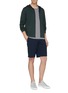 Figure View - Click To Enlarge - JAMES PERSE - Knit zip hoodie