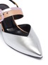 Detail View - Click To Enlarge - PIERRE HARDY - 'Alpha' colourblock buckled band slingback leather pumps