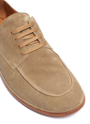 Detail View - Click To Enlarge - ANTONIO MAURIZI - 'Softy' suede slip-on Derbies