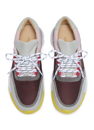 Detail View - Click To Enlarge - AXEL ARIGATO - 'System Runner' colourblock patchwork sneakers