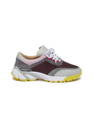 Main View - Click To Enlarge - AXEL ARIGATO - 'System Runner' colourblock patchwork sneakers