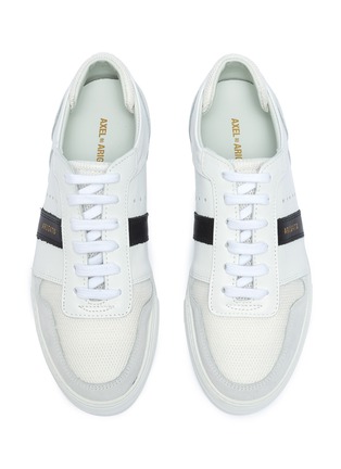 Detail View - Click To Enlarge - AXEL ARIGATO - 'Platform' contrast stripe patchwork sneakers