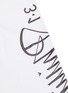 Detail View - Click To Enlarge - FILA X 3.1 PHILLIP LIM - Logo print stripe sleeve half-zip polo dress