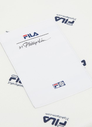  - FILA X 3.1 PHILLIP LIM - Ruched sleeve logo print sweatshirt